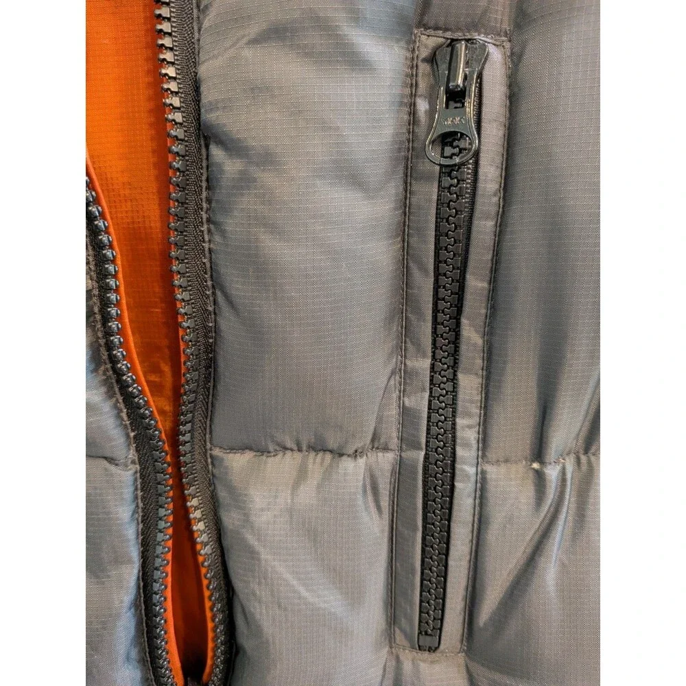 Reversible Down Filled Mock Neck Puffer Men's Vest